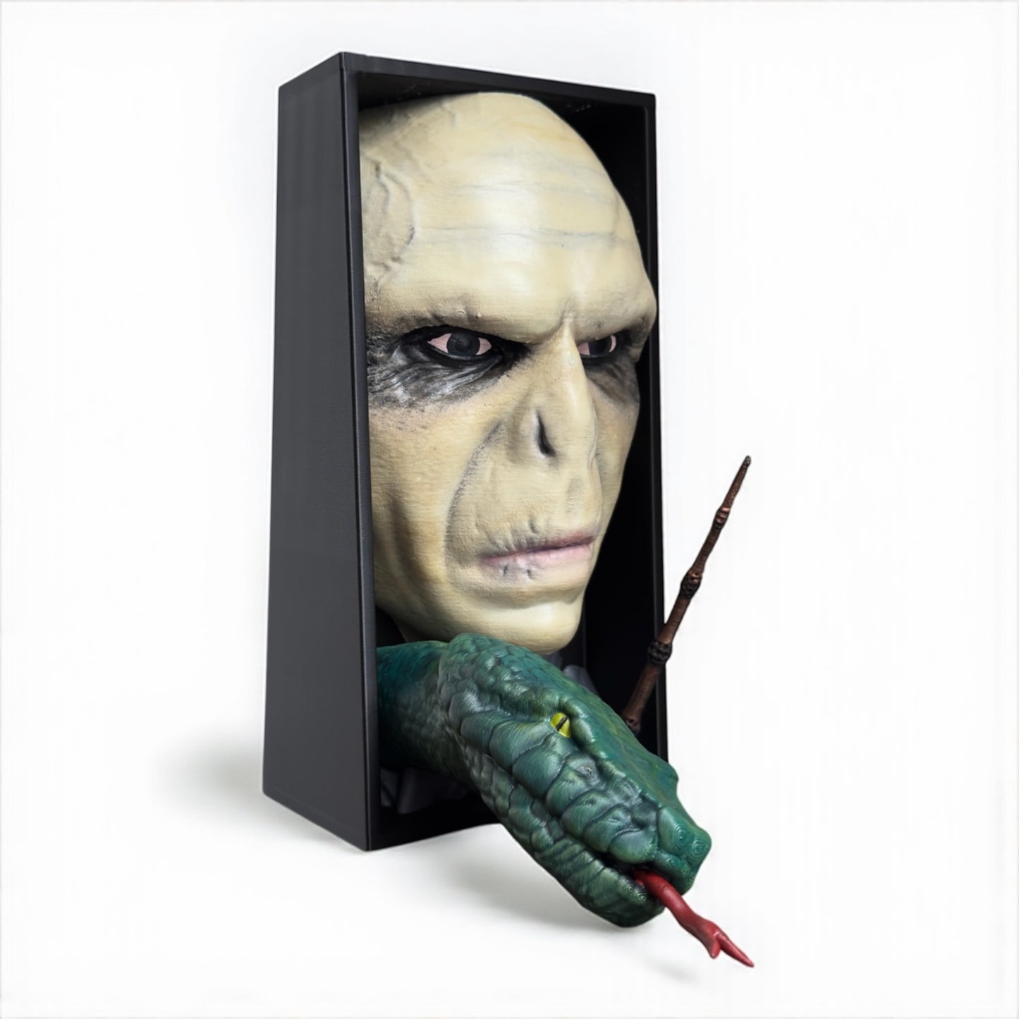 Dark Wizard Book Nook Insert – 3D Printed, Hand-Painted Horror Decor
