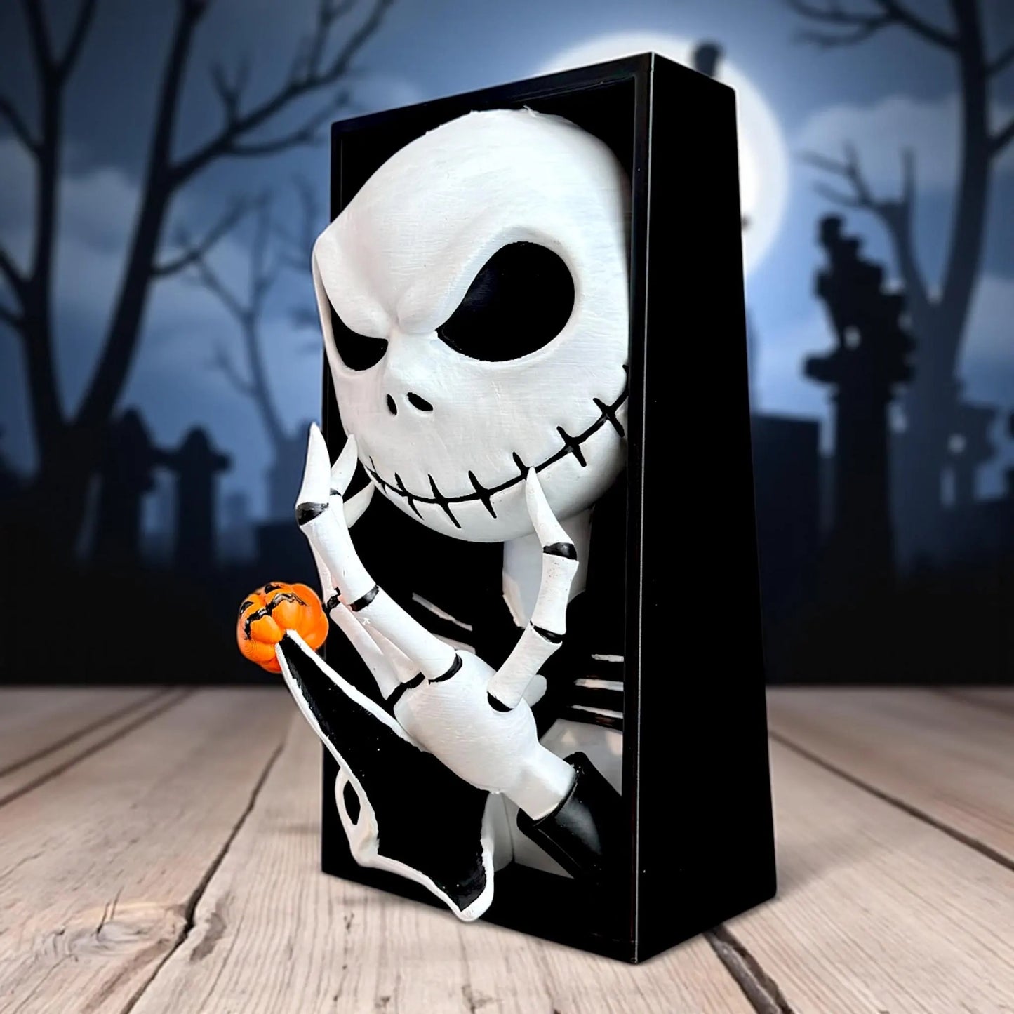 Skeleton Nightmare Book Nook: Spooky Halloween For Book Lover Gothic Christmas