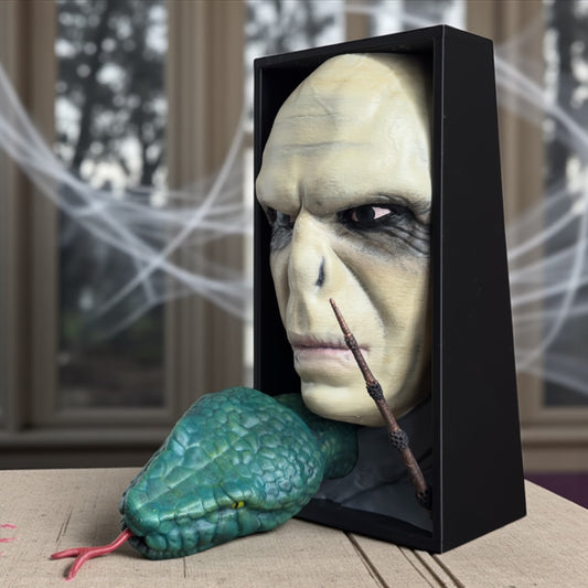 Dark Wizard Book Nook Insert – 3D Printed, Hand-Painted Horror Decor