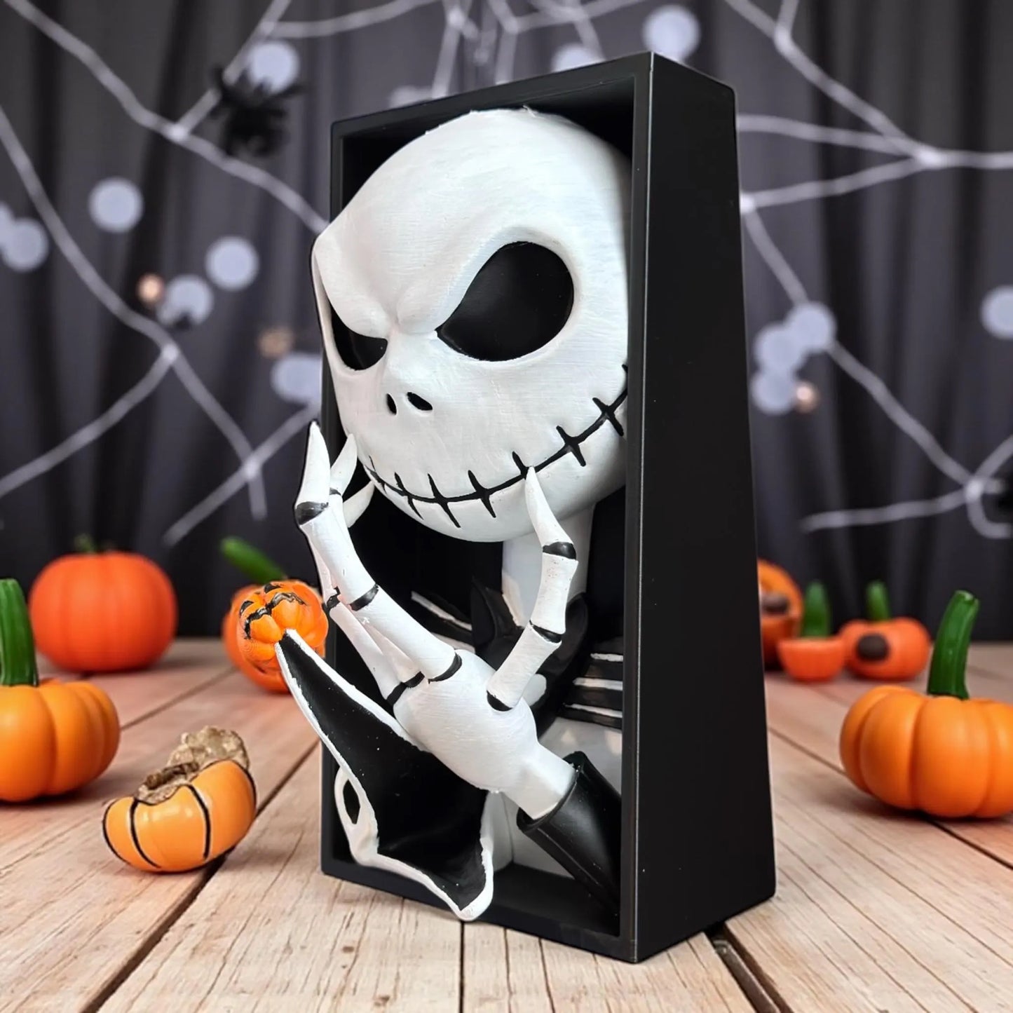 Skeleton Nightmare Book Nook: Spooky Halloween For Book Lover Gothic Christmas