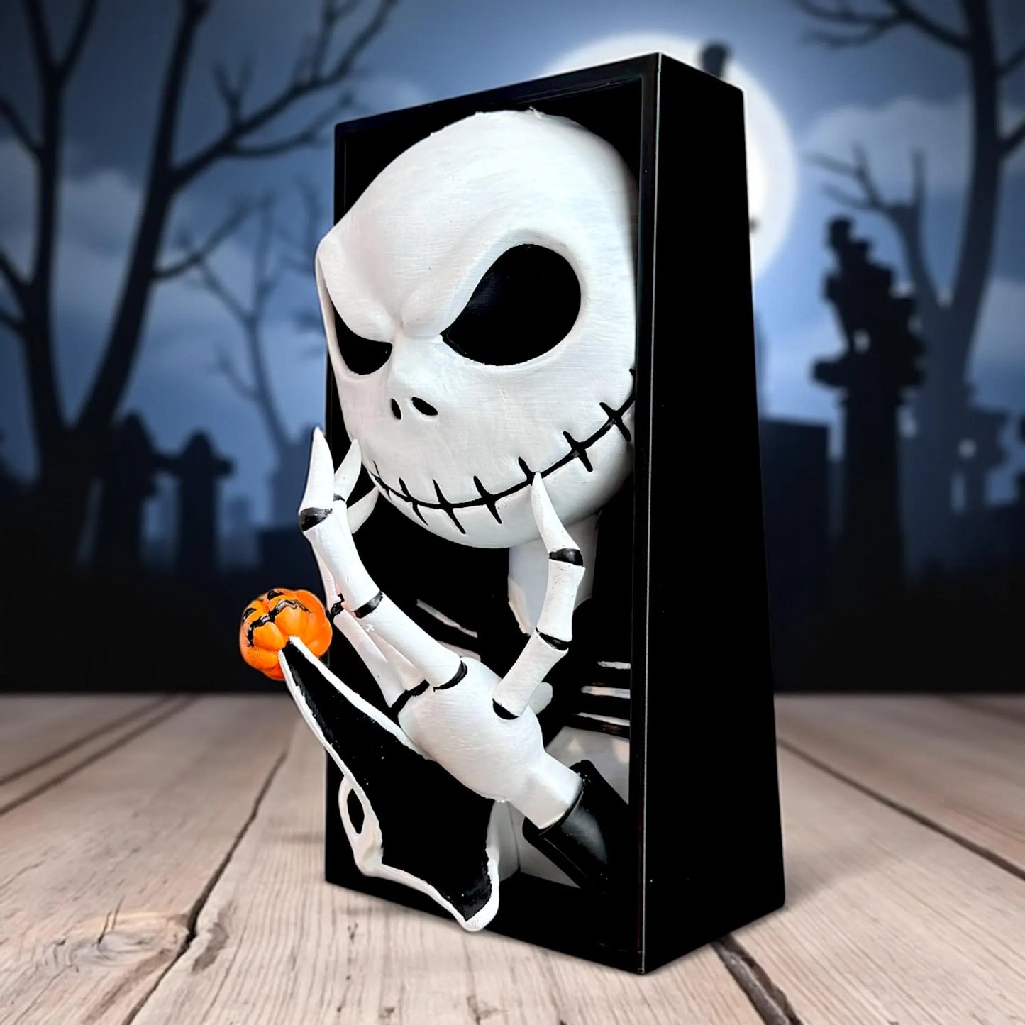 Skeleton Nightmare Book Nook: Spooky Halloween For Book Lover Gothic Christmas